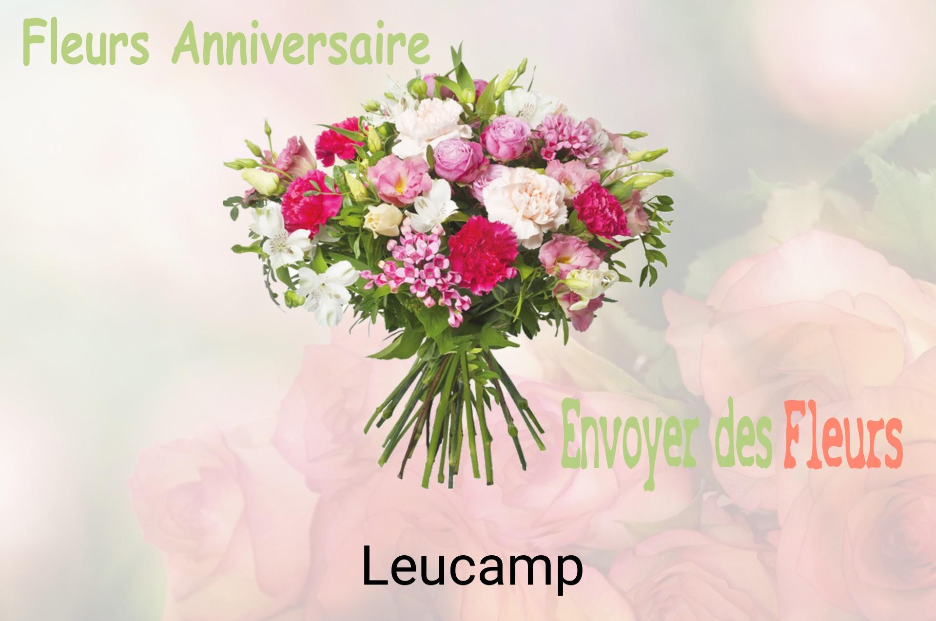 Bouquet de fleurs d’anniversaire livré à Leucamp